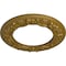 Ekena Millwork Ribbon with Bow Ceiling Medallion (Fits Canopies up to 7 1/2"), 12 1/4"OD x 7 1/2"ID x 7/8"P, Gold CM12RIGLS - alternate 2